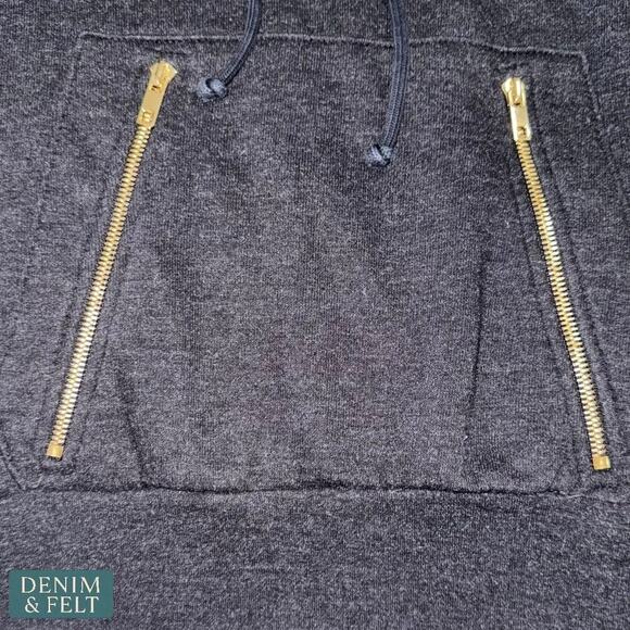 Aviator Nation Rainbow Velvet Stripe Ninja Hoodie Sz XS w/ Thumb Holes | RARE!! - Picture 10 of 15